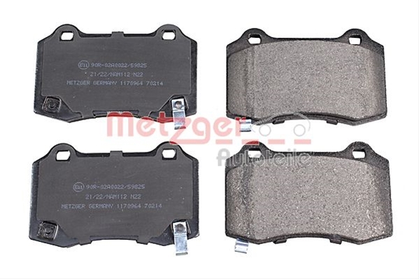 METZGER 1170964 1170964 SET PLACUTE FRANA FRANA DISC METZGER CSNBB